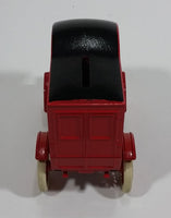 Vintage ERTL Montgomery Ward 1905 Ford Delivery Coin Bank Red 1/25 Scale Pressed Steel Locking with Key and Box - Treasure Valley Antiques & Collectibles