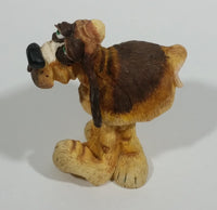 2002 RUSS Bobble Bods Heads Bloodhound Spring Motion Resin Dog Figurine Collectible By Doug Harris