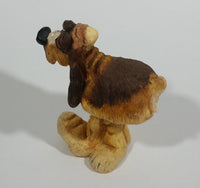 2002 RUSS Bobble Bods Heads Bloodhound Spring Motion Resin Dog Figurine Collectible By Doug Harris