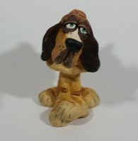 2002 RUSS Bobble Bods Heads Bloodhound Spring Motion Resin Dog Figurine Collectible By Doug Harris
