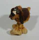 2002 RUSS Bobble Bods Heads Bloodhound Spring Motion Resin Dog Figurine Collectible By Doug Harris