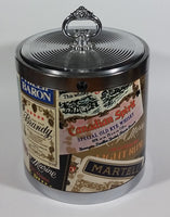 Vintage Alberta Canada Canadian Whisky Vodka, Brandy Liquor Advertising Ice Bucket Pail with Lid - Treasure Valley Antiques & Collectibles