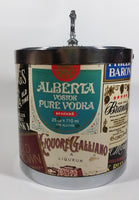 Vintage Alberta Canada Canadian Whisky Vodka, Brandy Liquor Advertising Ice Bucket Pail with Lid - Treasure Valley Antiques & Collectibles