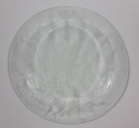 Duralex Corn Decor Embossed Tempered Clear Transparent Glass 9" Plate - France