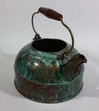 Vintage Revere Ware Rome, New York Copper Tea Kettle with Wooden Handle - No Lid - Treasure Valley Antiques & Collectibles