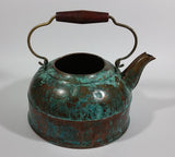 Vintage Revere Ware Rome, New York Copper Tea Kettle with Wooden Handle - No Lid - Treasure Valley Antiques & Collectibles