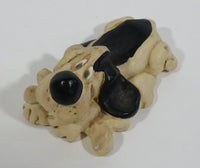 Russ Kathleen Kelly Critter Factory Black and White Hound Dog Collectible Resin Figurine #14200 Made in China - Treasure Valley Antiques & Collectibles