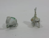 Vintage 1970s Permian Age Dinosaur PVC Toy Figures 2 Pieces - Made in Hong Kong - Treasure Valley Antiques & Collectibles