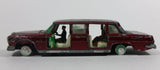 1950s Dinky Toys Meccano Mercedes-Benz 600 No. 128 Red Limo Limousine Die Cast Toy Car Vehicle - For Parts - Treasure Valley Antiques & Collectibles