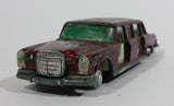 1950s Dinky Toys Meccano Mercedes-Benz 600 No. 128 Red Limo Limousine Die Cast Toy Car Vehicle - For Parts - Treasure Valley Antiques & Collectibles