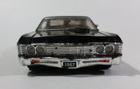 2001 Jada 1967 Chevy Impala SS Black 1/24 Scale Die Cast Toy Muscle Car Vehicle With Box - Missing 1 Wiper - Treasure Valley Antiques & Collectibles