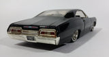 2001 Jada 1967 Chevy Impala SS Black 1/24 Scale Die Cast Toy Muscle Car Vehicle With Box - Missing 1 Wiper - Treasure Valley Antiques & Collectibles