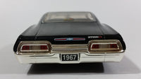 2001 Jada 1967 Chevy Impala SS Black 1/24 Scale Die Cast Toy Muscle Car Vehicle With Box - Missing 1 Wiper - Treasure Valley Antiques & Collectibles