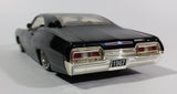 2001 Jada 1967 Chevy Impala SS Black 1/24 Scale Die Cast Toy Muscle Car Vehicle With Box - Missing 1 Wiper - Treasure Valley Antiques & Collectibles