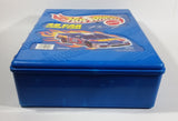 1998 Hot Wheels 48 Car Carrying Case Blue Plastic Container - Treasure Valley Antiques & Collectibles