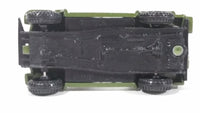 Vintage 1980s Yatming Jeep CJ7 Army Green Camouflage Die Cast Toy Car Vehicle