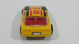 Rare Majorette Novacar No. 103 Chevrolet Corvette Grand Prix #23 Yellow Die Cast Plastic Body Toy Race Car Vehicle