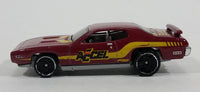 2014 Hot Wheels HW Workshop Performance '71 Plymouth Road Runner Dark Red Die Cast Toy Muscle Car Vehicle - Treasure Valley Antiques & Collectibles