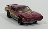 2014 Hot Wheels HW Workshop Performance '71 Plymouth Road Runner Dark Red Die Cast Toy Muscle Car Vehicle - Treasure Valley Antiques & Collectibles