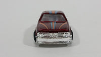 Vintage Summer Marz Karz Maroon Dark Red 8901 Die Cast Toy Car Vehicle - Made in China - Treasure Valley Antiques & Collectibles