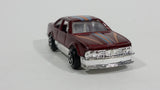 Vintage Summer Marz Karz Maroon Dark Red 8901 Die Cast Toy Car Vehicle - Made in China - Treasure Valley Antiques & Collectibles
