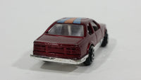 Vintage Summer Marz Karz Maroon Dark Red 8901 Die Cast Toy Car Vehicle - Made in China - Treasure Valley Antiques & Collectibles