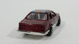 Vintage Summer Marz Karz Maroon Dark Red 8901 Die Cast Toy Car Vehicle - Made in China - Treasure Valley Antiques & Collectibles