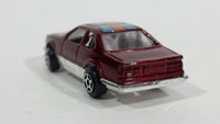 Vintage Summer Marz Karz Maroon Dark Red 8901 Die Cast Toy Car Vehicle - Made in China - Treasure Valley Antiques & Collectibles