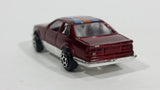 Vintage Summer Marz Karz Maroon Dark Red 8901 Die Cast Toy Car Vehicle - Made in China - Treasure Valley Antiques & Collectibles