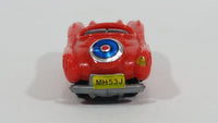 Ferrero Kinder Surprise Classic MGB Convertible Style Snap Together Plastic Miniature Dark Orange Toy Car Vehicle - Treasure Valley Antiques & Collectibles