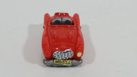 Ferrero Kinder Surprise Classic MGB Convertible Style Snap Together Plastic Miniature Dark Orange Toy Car Vehicle - Treasure Valley Antiques & Collectibles