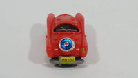 Ferrero Kinder Surprise Classic MGB Convertible Style Snap Together Plastic Miniature Dark Orange Toy Car Vehicle - Treasure Valley Antiques & Collectibles