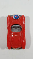 Ferrero Kinder Surprise Classic MGB Convertible Style Snap Together Plastic Miniature Dark Orange Toy Car Vehicle - Treasure Valley Antiques & Collectibles