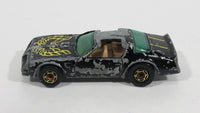 Rare Vintage 1982 Hot Wheels Hot Ones Hot Bird Black Yellow Die Cast Toy Car Vehicle - Gold Wheels