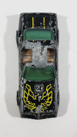 Rare Vintage 1982 Hot Wheels Hot Ones Hot Bird Black Yellow Die Cast Toy Car Vehicle - Gold Wheels