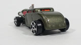 2013 Maisto Fresh Metal Knuckle Dragger Army Green Hot Rod Die Cast Toy Car Vehicle - Treasure Valley Antiques & Collectibles