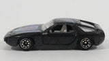 Vintage 1980s Porsche 928 Turbo Black Die Cast Toy Race Car Vehicle w/ Opening Doors - Treasure Valley Antiques & Collectibles
