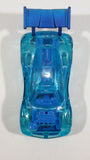 2010 Hot Wheels Race World - Earth or Speed & Splash Paradigm Shift Translucent Blue Die Cast Toy Car Vehicle - Treasure Valley Antiques & Collectibles