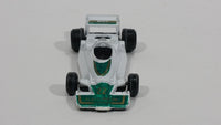 Unknown Brand Black Widow #22 Formula 1 White with Gold and Green Die Cast Toy Race Car Vehicle - Treasure Valley Antiques & Collectibles