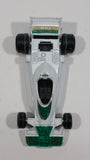 Unknown Brand Black Widow #22 Formula 1 White with Gold and Green Die Cast Toy Race Car Vehicle - Treasure Valley Antiques & Collectibles