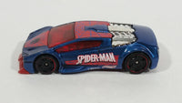 2015 Hot Wheels Marvel Spider-Man VS. the Sinister Six Zotic Blue Red Die Cast Toy Car Vehicle - Treasure Valley Antiques & Collectibles