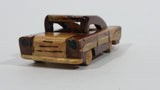 Vintage Cuban Handmade Wooden Model Classic Car Vehicle With Rolling Wooden Wheels - Souvenir Travel Collectible - Treasure Valley Antiques & Collectibles