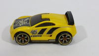 2006 Hot Wheels Ultimate Track Drift Tech Yellow Die Cast Toy Car Vehicle - Treasure Valley Antiques & Collectibles