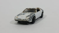 1980s Yatming Porsche 928 White With Black Stripes Die Cast Toy Car Vehicle No. 1034 - Treasure Valley Antiques & Collectibles