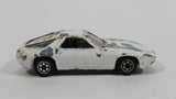 1980s Yatming Porsche 928 White With Black Stripes Die Cast Toy Car Vehicle No. 1034 - Treasure Valley Antiques & Collectibles