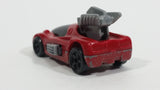 1994 Hot Wheels Back Burner Dark Red Die Cast Toy Car Vehicle McDonald's Happy Meal 15/16 - Treasure Valley Antiques & Collectibles