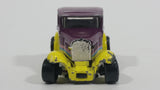 1991 Matchbox Model A Ford Burgundy Plum and Yellow MB55 Die Cast Toy Antique Classic Car Vehicle - USA only - Treasure Valley Antiques & Collectibles