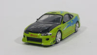 2002 Racing Champions Fast & Furious Paul Walker's Lime Green 1995 Mitsubishi Eclipse GSX Turbo Toy Import Race Car Vehicle - Missing the Spoiler