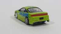 2002 Racing Champions Fast & Furious Paul Walker's Lime Green 1995 Mitsubishi Eclipse GSX Turbo Toy Import Race Car Vehicle - Missing the Spoiler