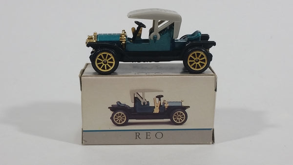 Vintage Reader's Digest High Speed Corgi Reo Teal Blue No. 212 Classic Die Cast Toy Antique Car Vehicle - Treasure Valley Antiques & Collectibles